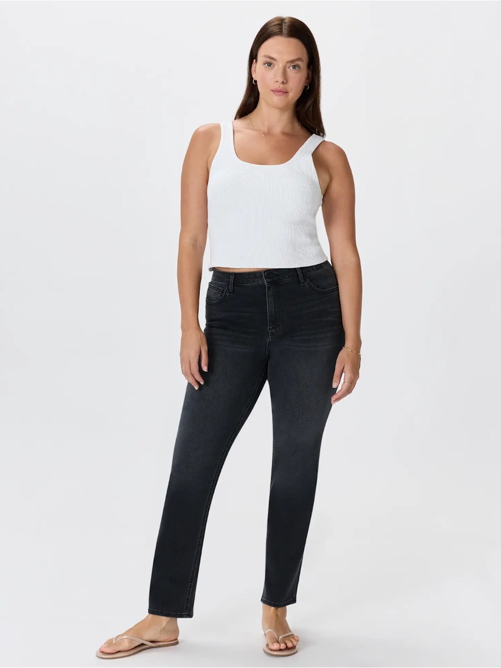 Quince Luna Stretch Slim Straight Jeans